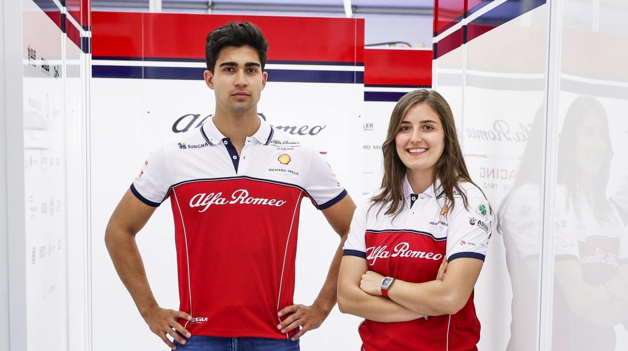 Juan Manuel Correa y Tatiana Calderón.