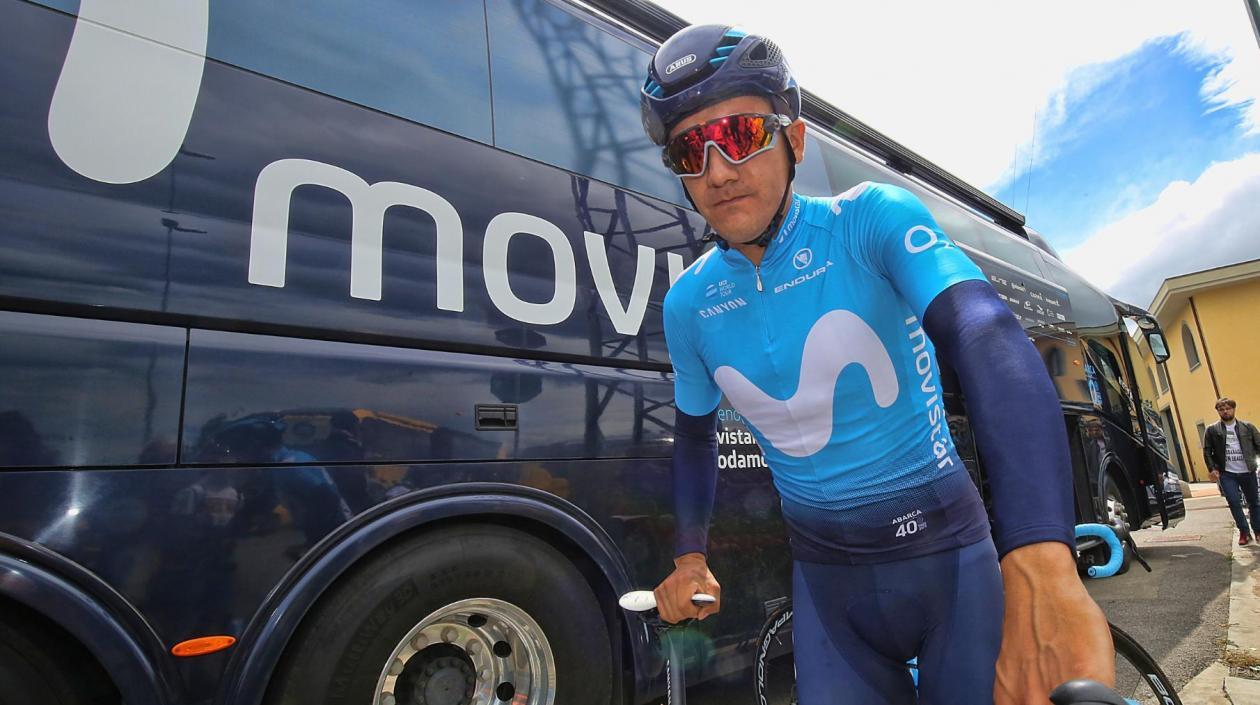 Richard Carapaz, ciclista ecuatoriano. 