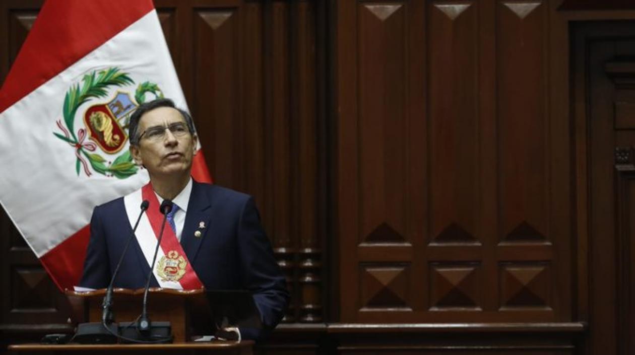 El presidente de Perú, Martín Vizcarra.