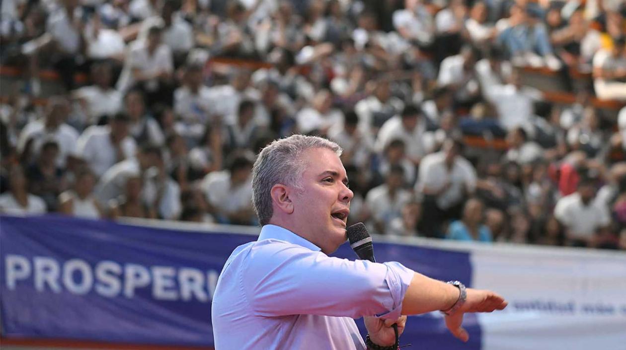 El Presidente de la República, Iván Duque.