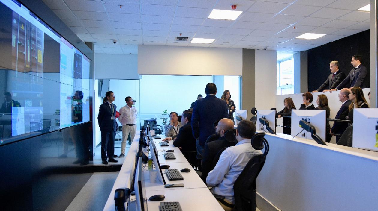 El Presidente Iván Duque, en el Centro Integrado.