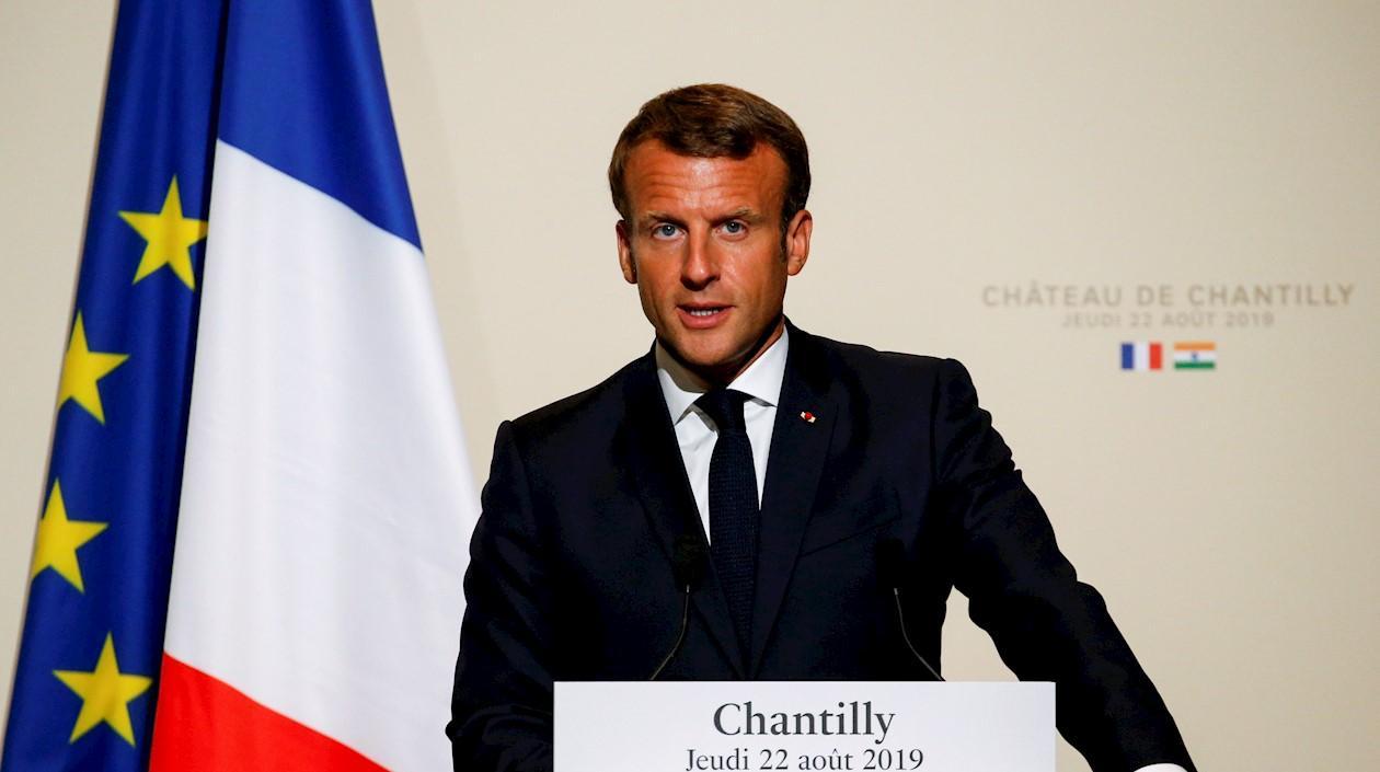 Emanuel Macron, presidente de Francia.