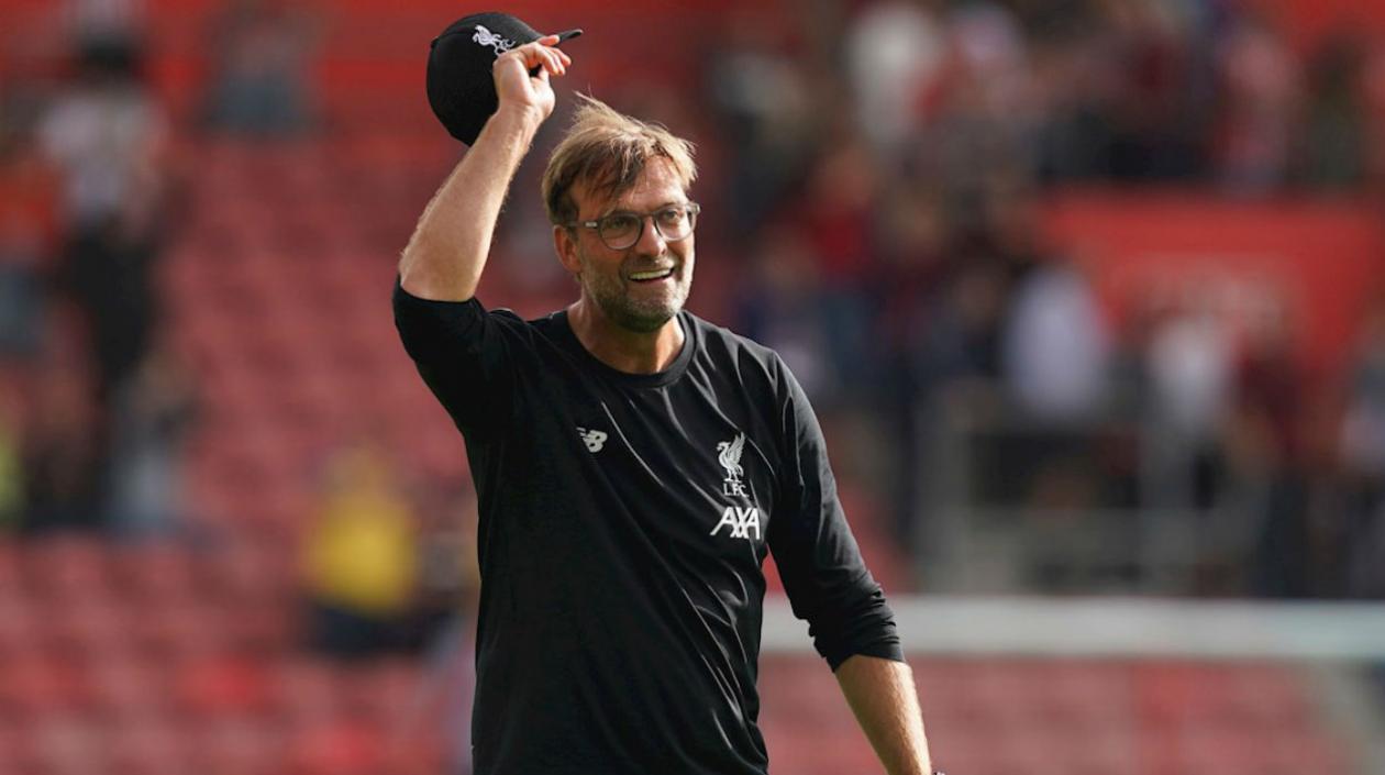  Jürgen Klopp, técnico del Liverpool. 