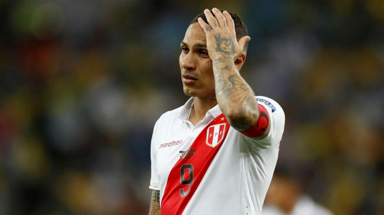 Paolo Guerrero, jugador peruano. 