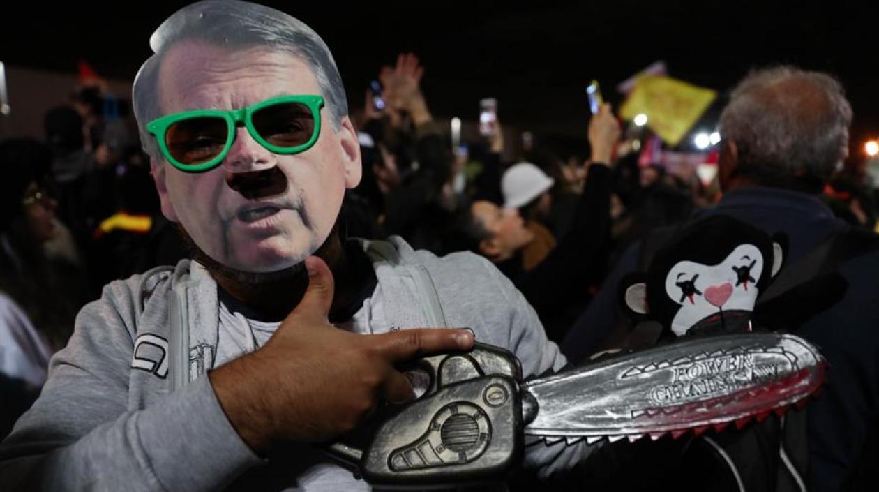 Imagen de la protesta.