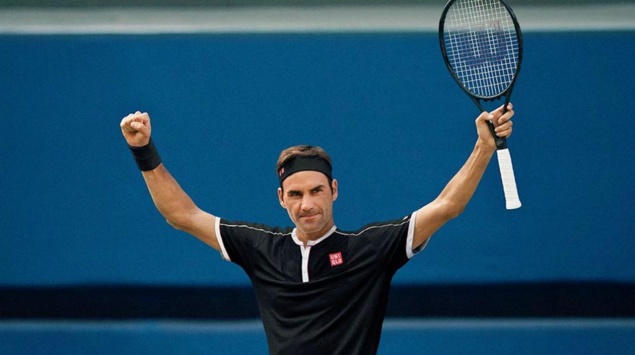 Roger Federer, tenista suizo. 