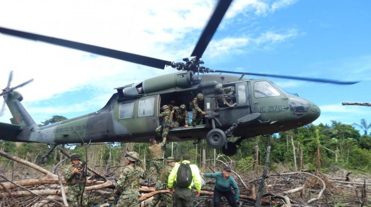 Este año se han llevado a cabo 64 operaciones militares en apoyo al Ministerio de Ambiente, Parques Nacionales Naturales y el Ideam.