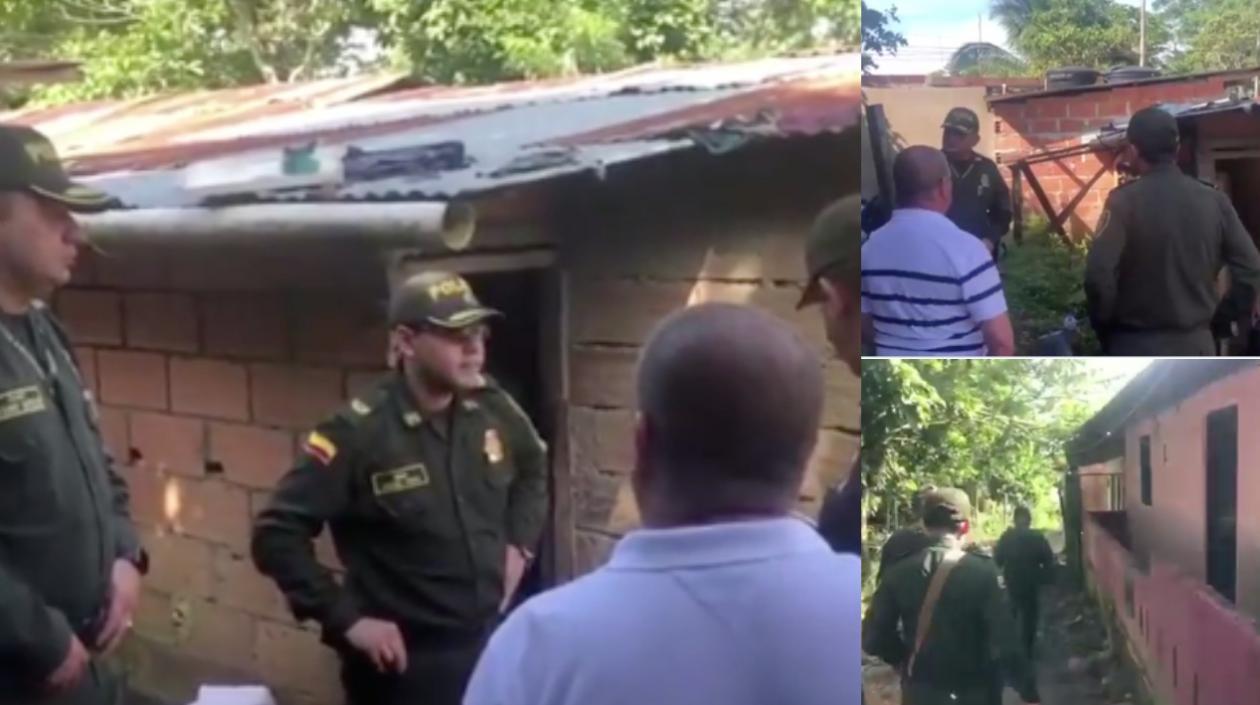 Presencia de las autoridades en el lugar de los hechos.