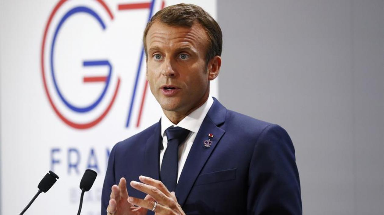 El presidente francés, Emmanuel Macron.