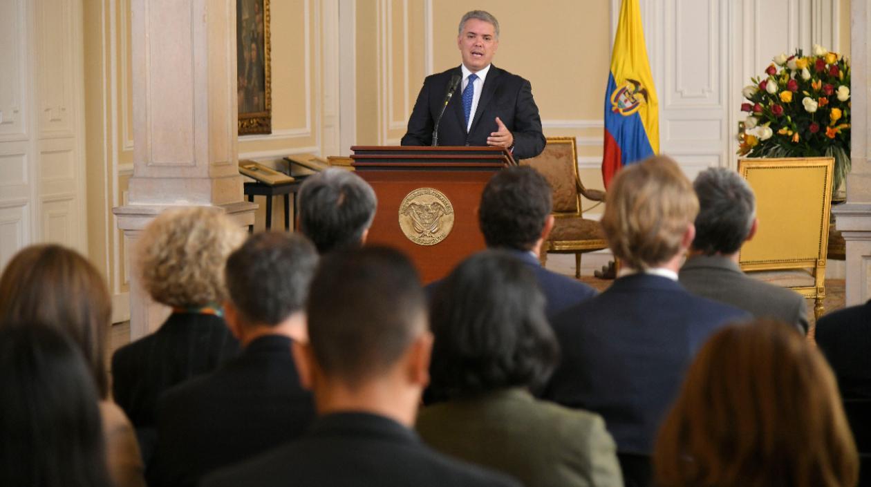 El Presidente de la República, Iván Duque.