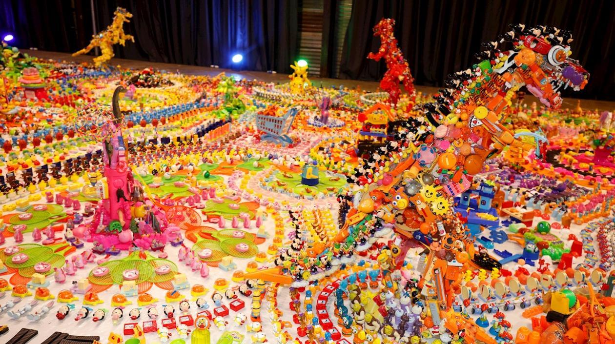 Actualmente se está exponiendo en Bangkok, Tailandia.