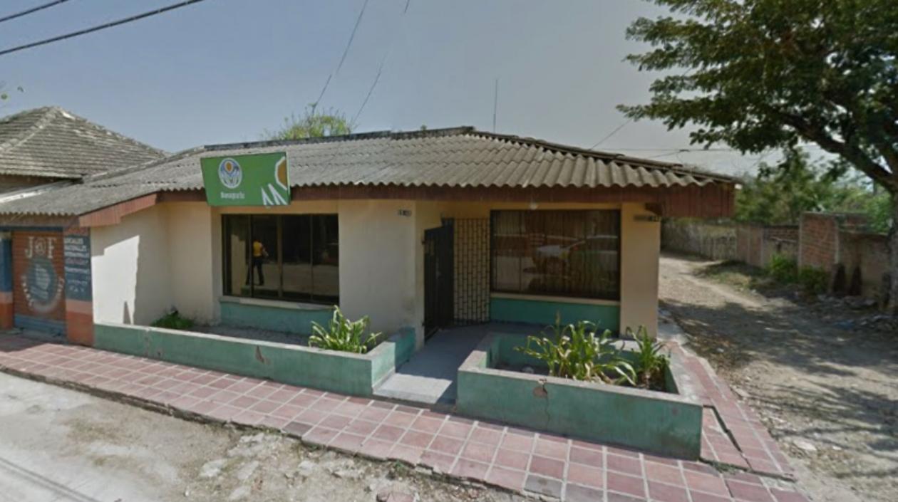 Sede del Bancao Agrario en Candelaria. 