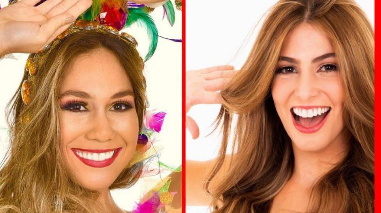 Valentina Lapeira e Isabella Chams, las dos aspirantes a ser la Reina del Carnaval 2020.