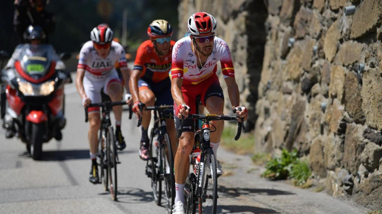 Jesús Herrada, ciclista ganador de la etapa. 