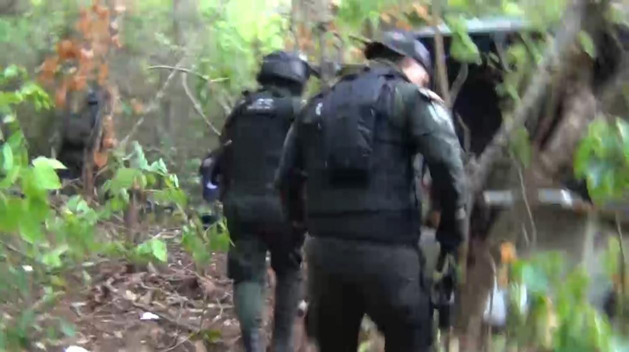 Momento del operativo.