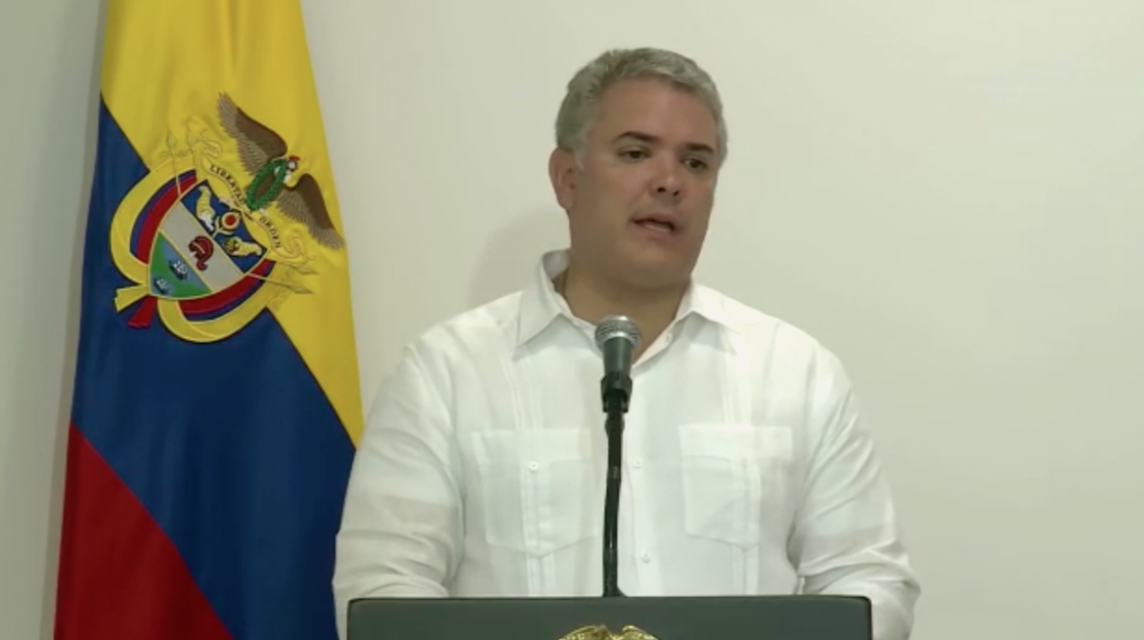  Iván Duque, presidente de Colombia.