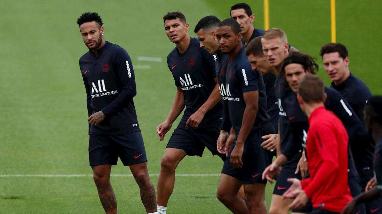 Neymar, delantero brasileño. 