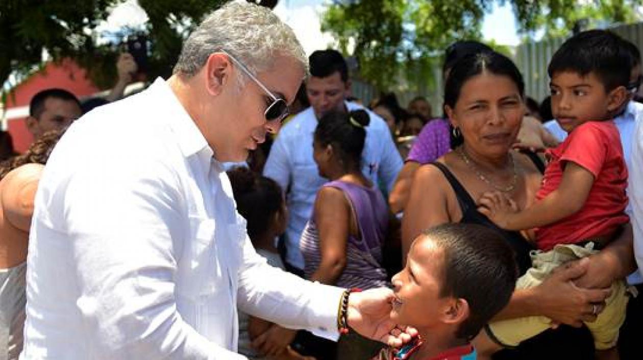 El Presidente de la República, Iván Duque Márquez.