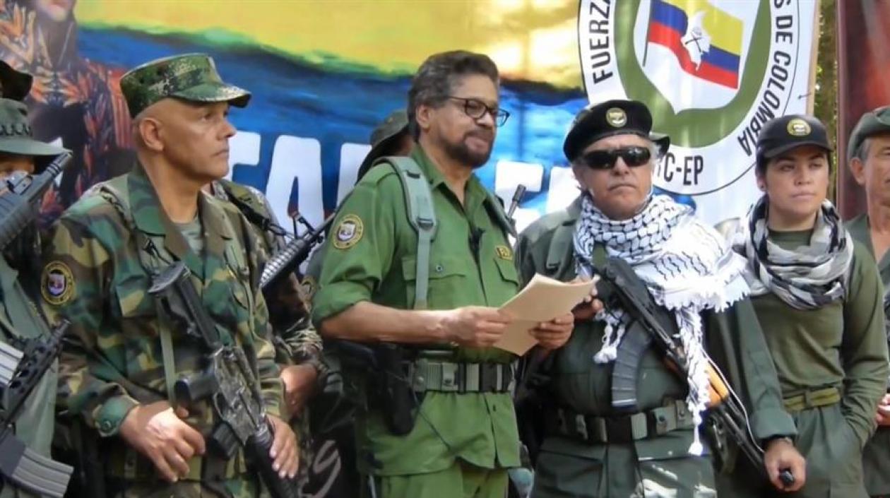 'El Paisa', 'Iván Maárquez' y 'Jesús Santrich'.