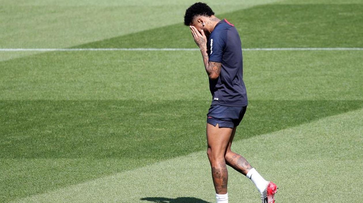 El delantero brasileño Neymar.