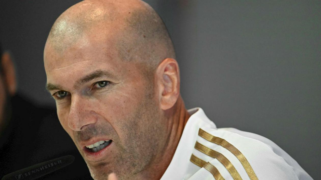 Zinedine Zidane, técnico del Real Madrid. 