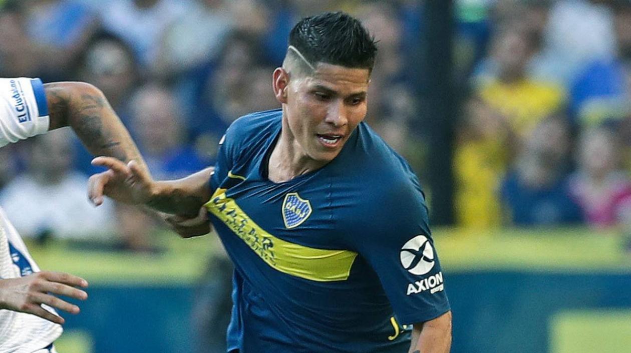 Jorman Campuzano, jugador colombiano de Boca Juniors. 
