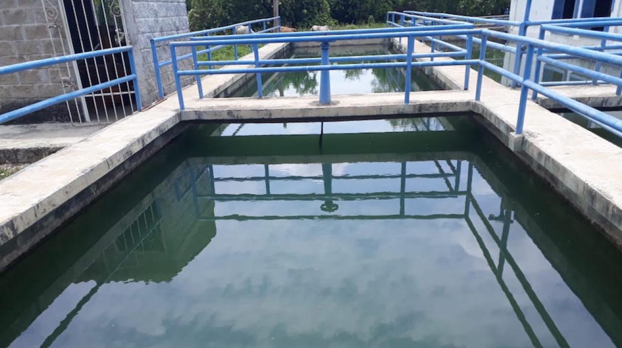 Planta de tratamiento del municipio de Luruaco.