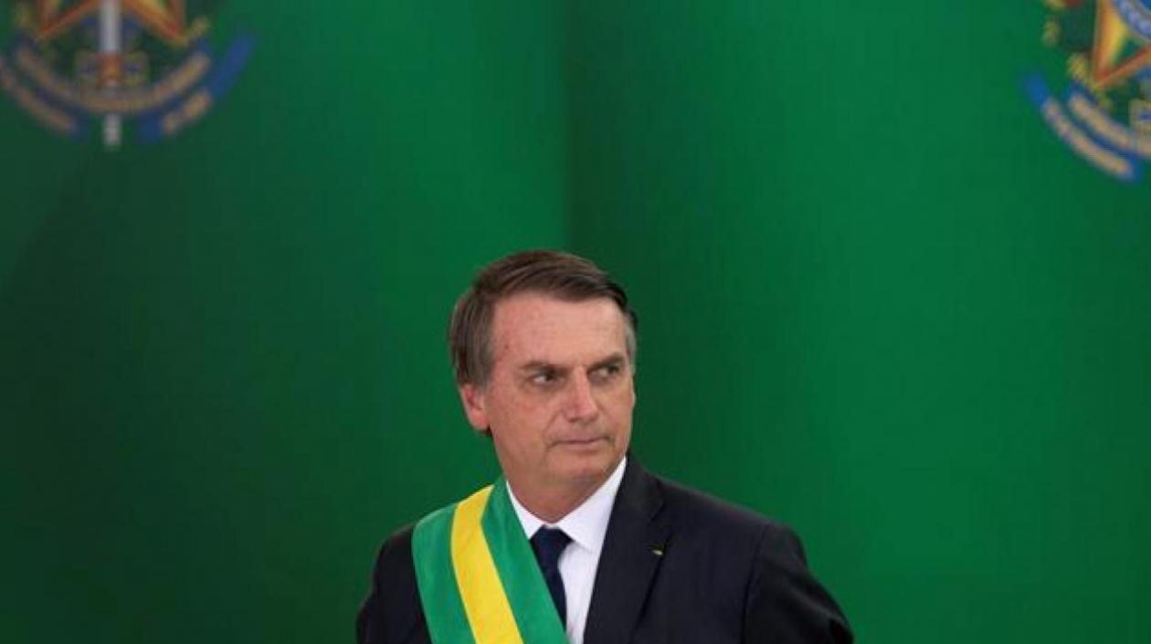 El presidente brasileño, Jair Bolsonaro.