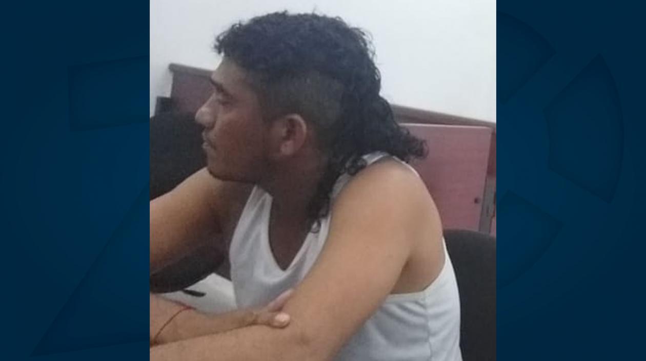 Harold García Borrero en la sala 4 del Centro de Servicio Judicial.