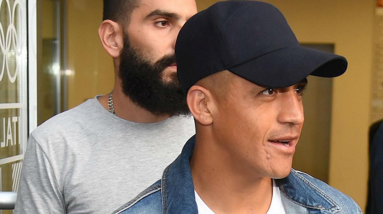 Alexis Sánchez, delantero del Inter de Milán. 