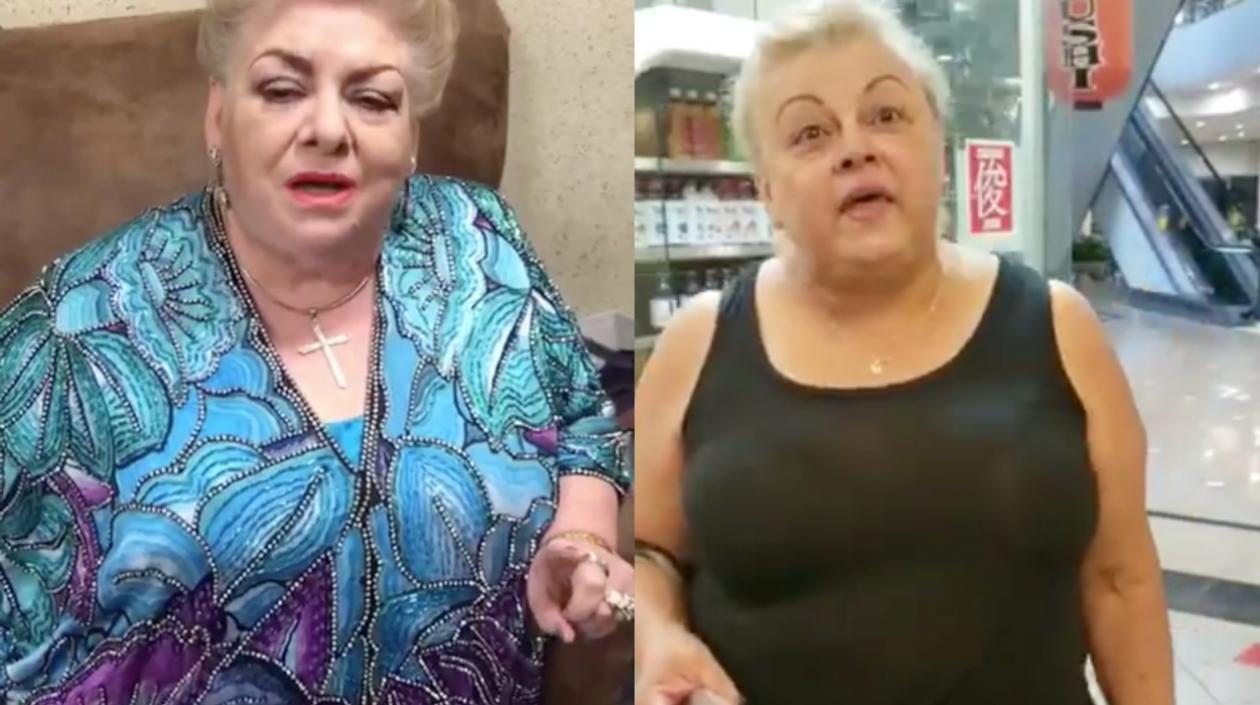 'Paquita la del barrio' y la mujer que insultó a Martín Santos.