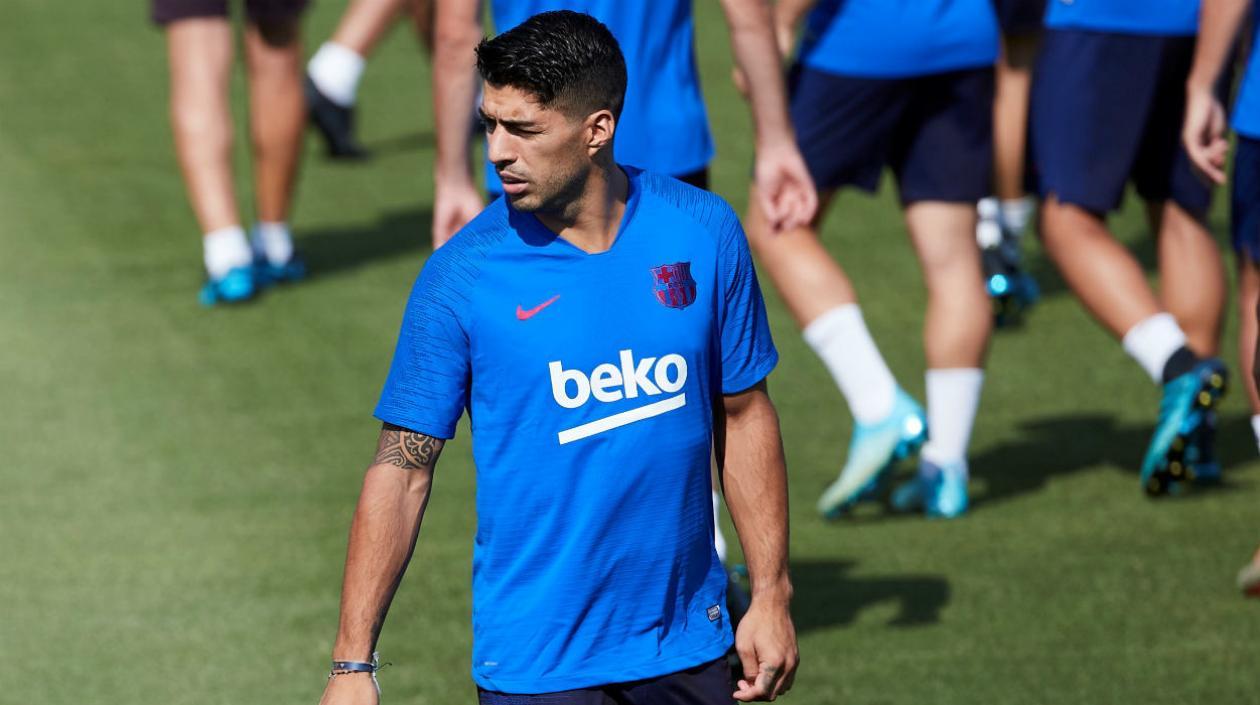 Luis Suárez, delantero del Barcelona. 