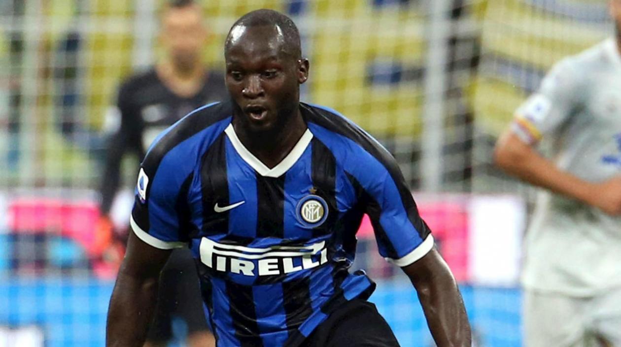 Romelu Lukaku, delantero del Inter Milán. 