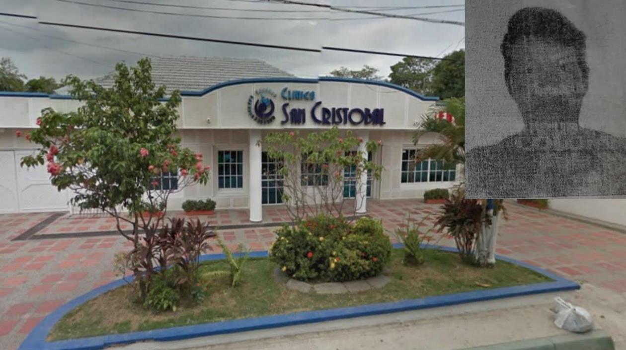 La mujer llegó sin signos vitales a la Clínica San Cristóbal de Galapa.