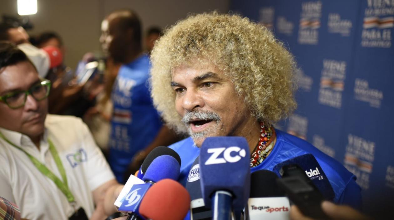 Carlos Valderrama, ex jugador de Junior.