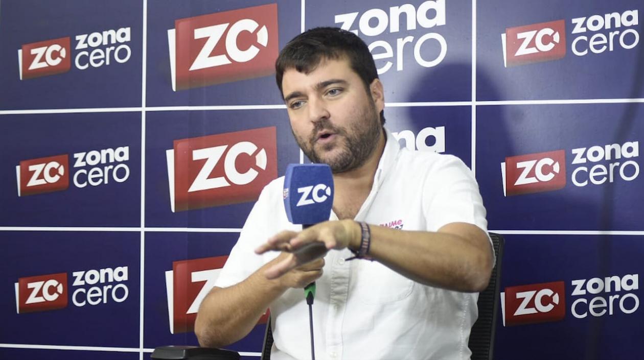 Jaime Pumarejo, candidato a la Alcaldía de Barranquilla.
