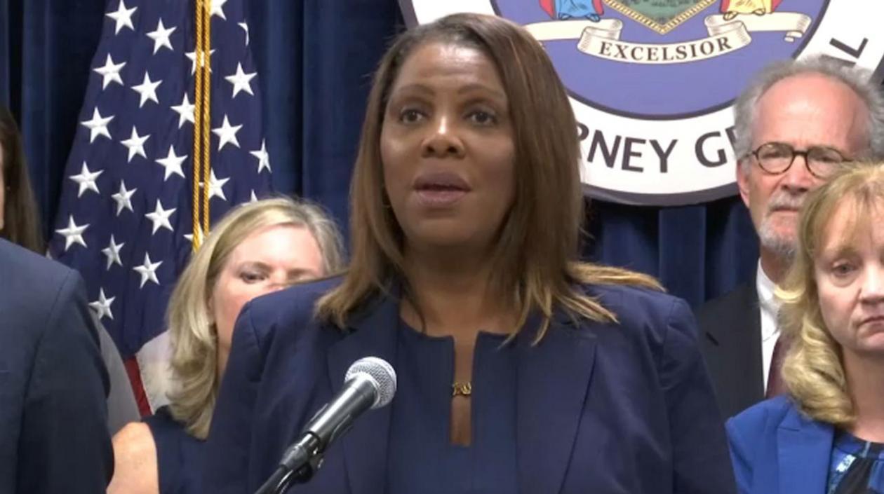 Letitia James, fiscal general de Nueva York.