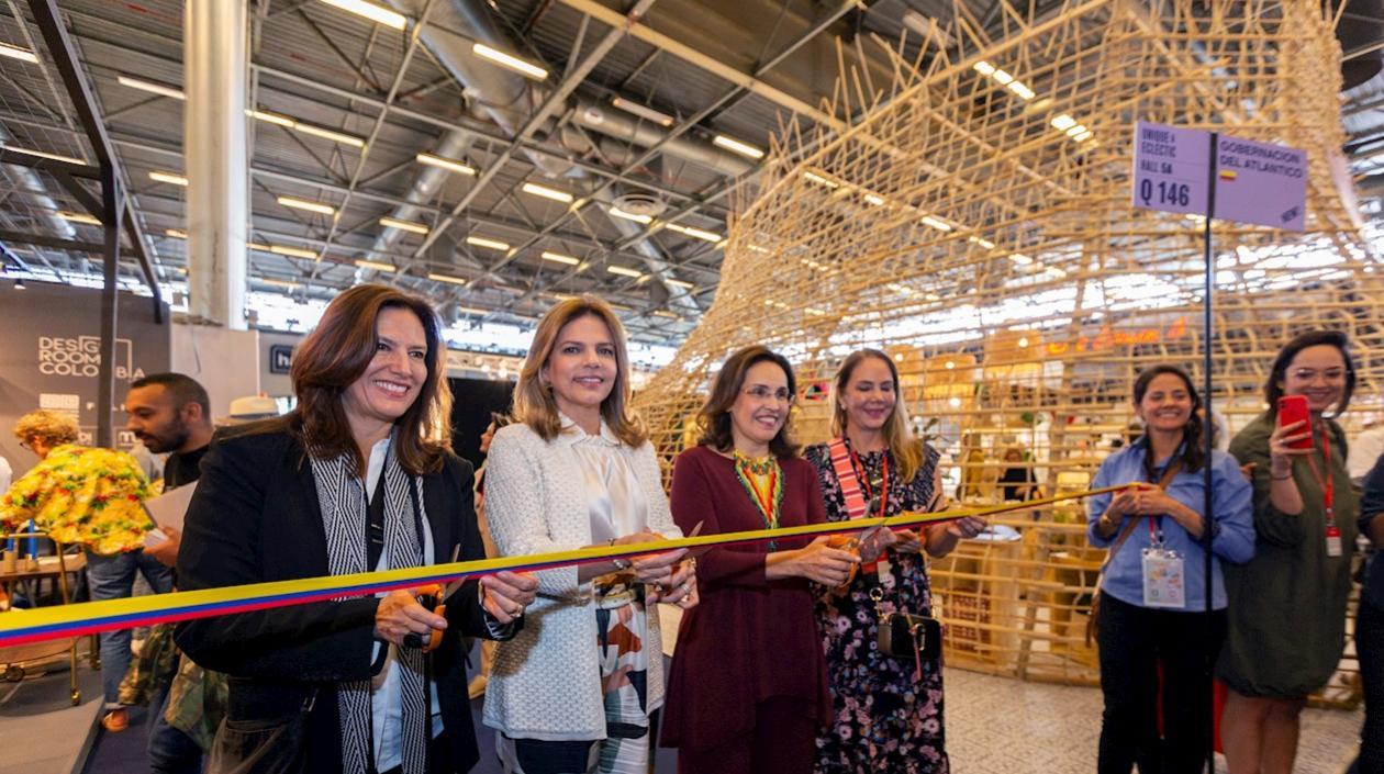 Inauguración de uno de los espacios de ProColombia en Francia.