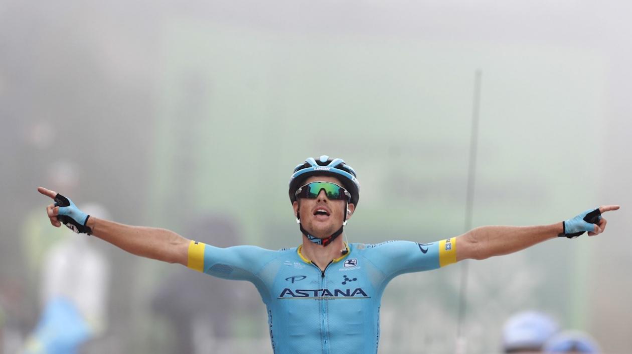 El ciclista danés del equipo Astana, Jakob Fuglsang.