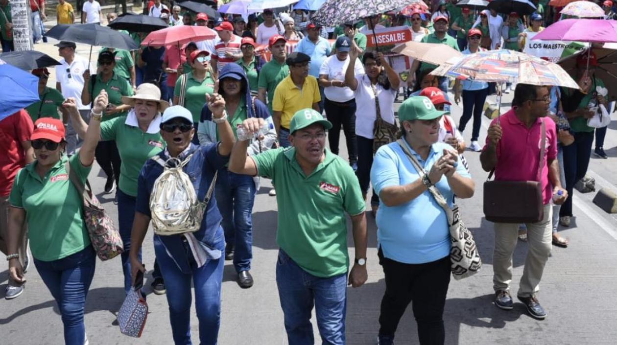 Hace una semana, los docentes marcharon por más recursos para la educación pública.