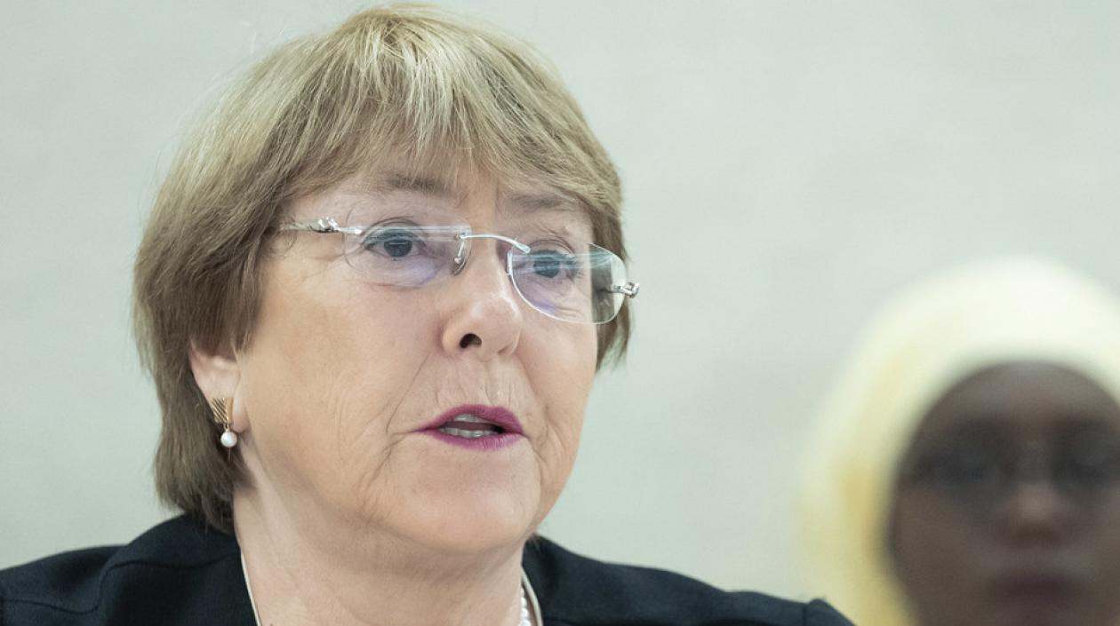 Michelle Bachelet, alta comisionada de la Oficina de Derechos Humanos de la ONU.