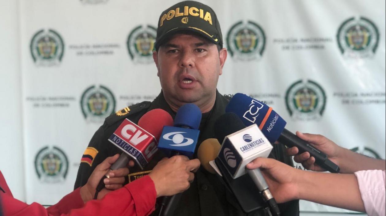 Coronel Yecid Peña, comandante operativo de la Mebar.