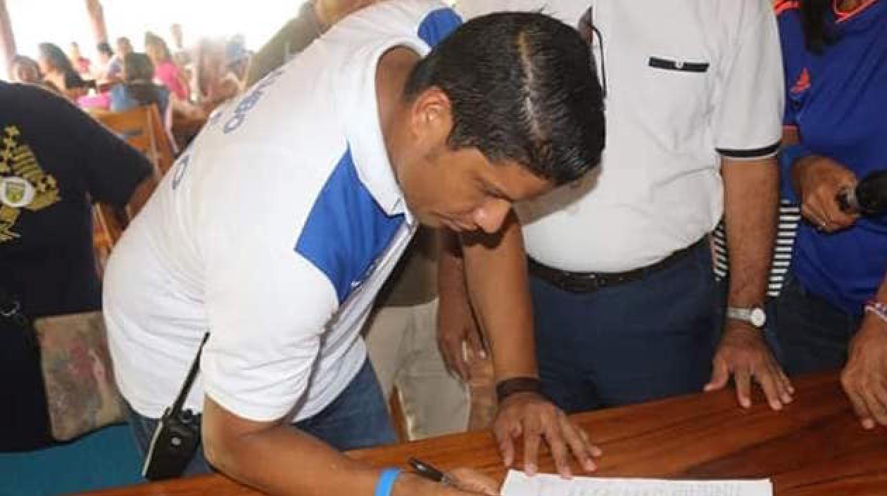 Rumenigge Monsalve Álvarez, candidato a la alcaldía de Malambo.