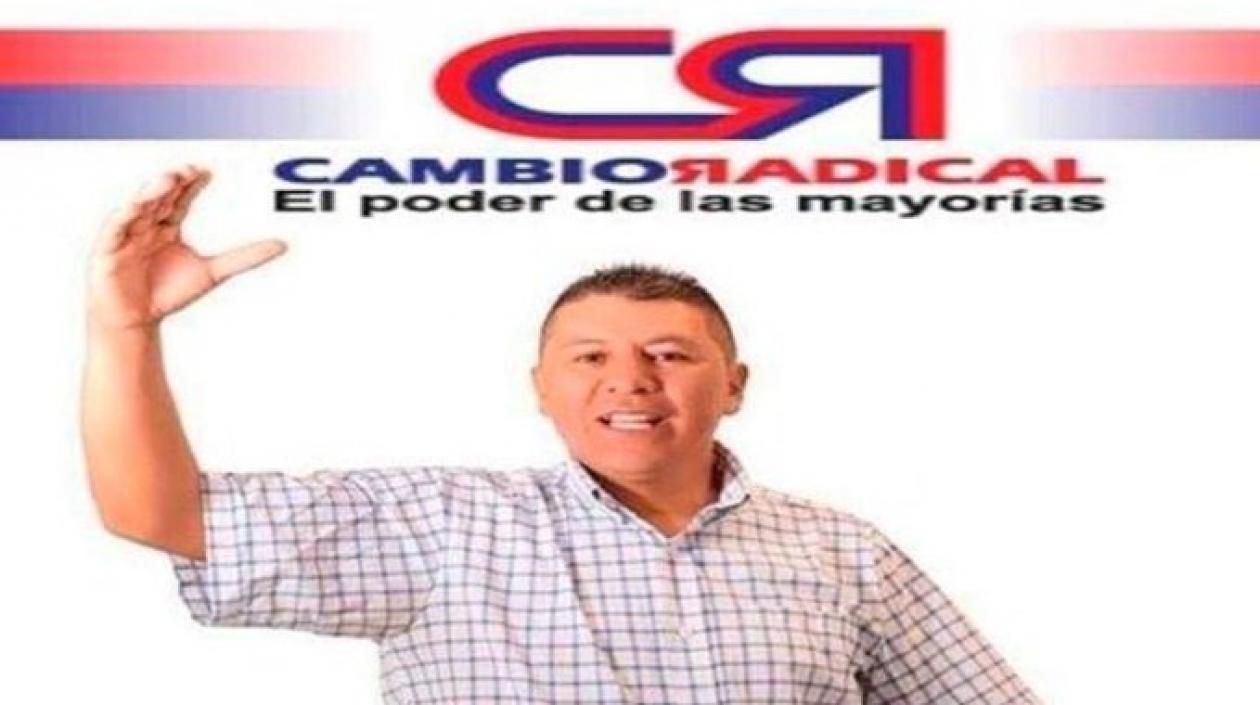 El candidato Oscar Lombana.