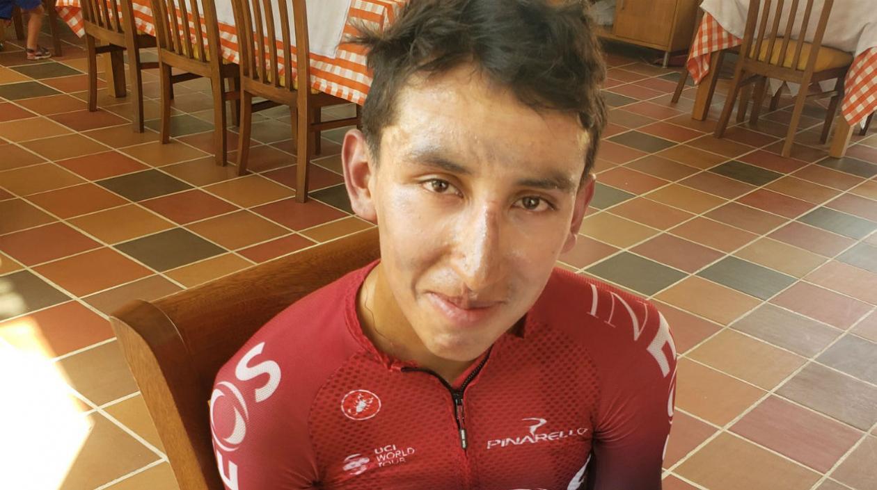 Egan Bernal, ciclista colombiano. 