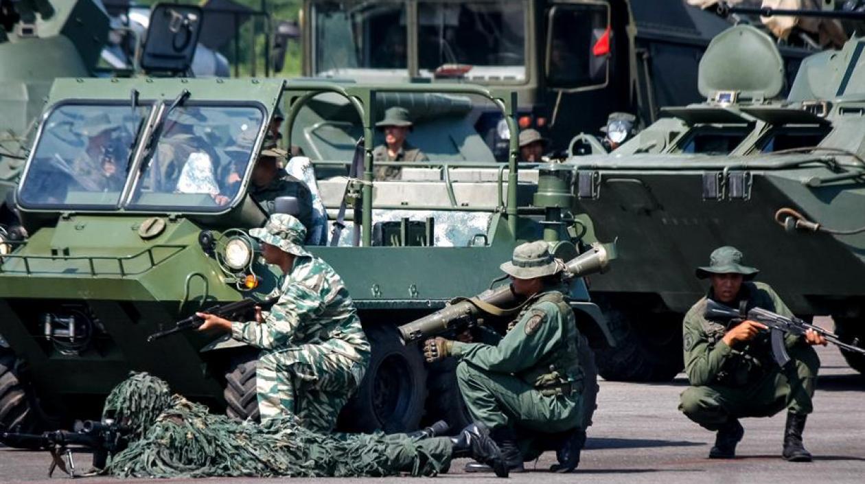 Tropa venezolana.