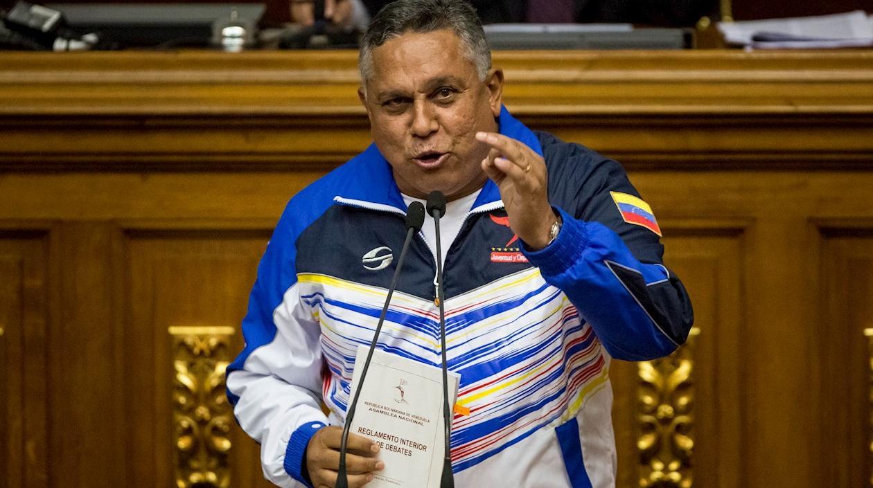 En la imagen, el diputado chavista Pedro Carreño. 