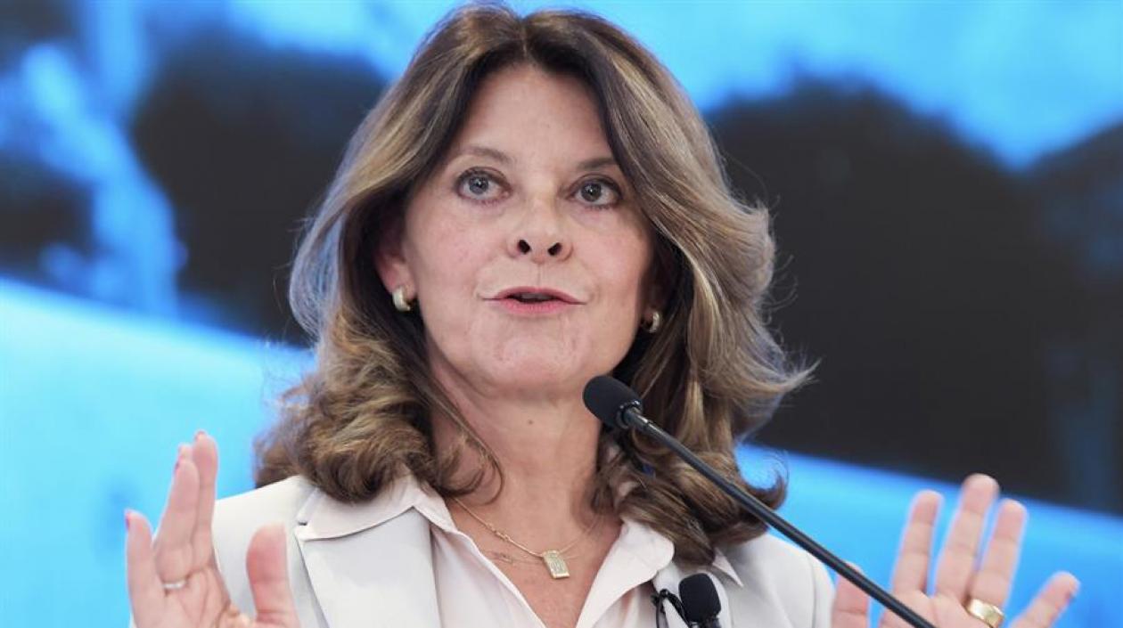 La Vicepresidenta Marta Lucía Ramírez.