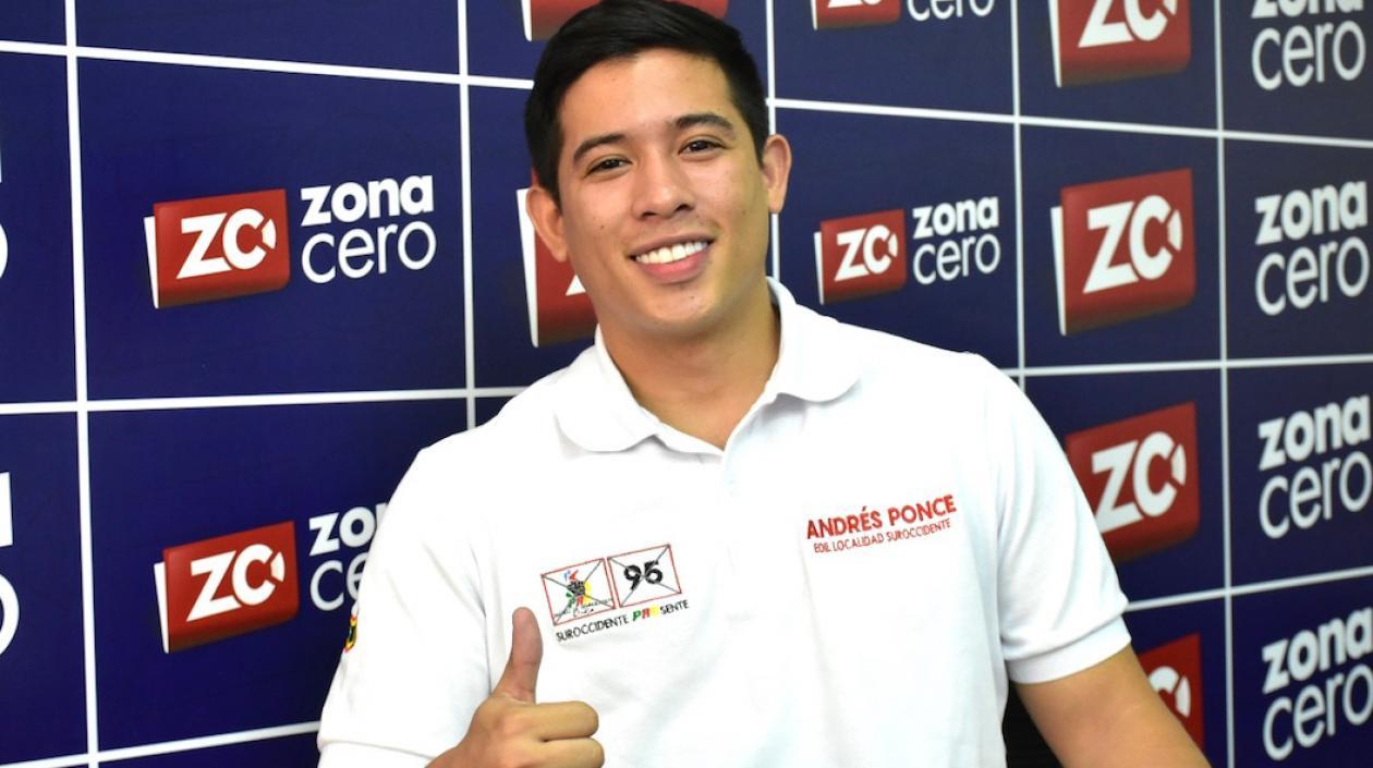 Andrés Ponce Ebrath, candidato a Edil de la Localidad Suroccidente de Barranquilla.