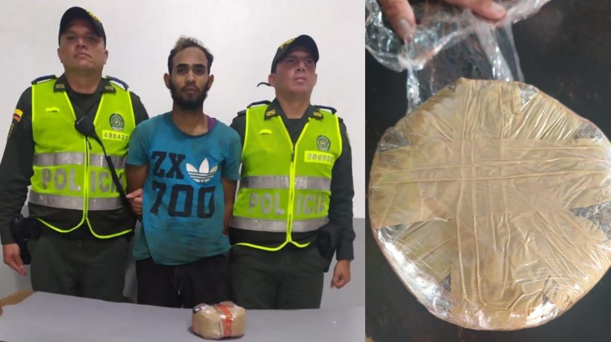 El hombre fue conducido a la URI de la Fiscalía.